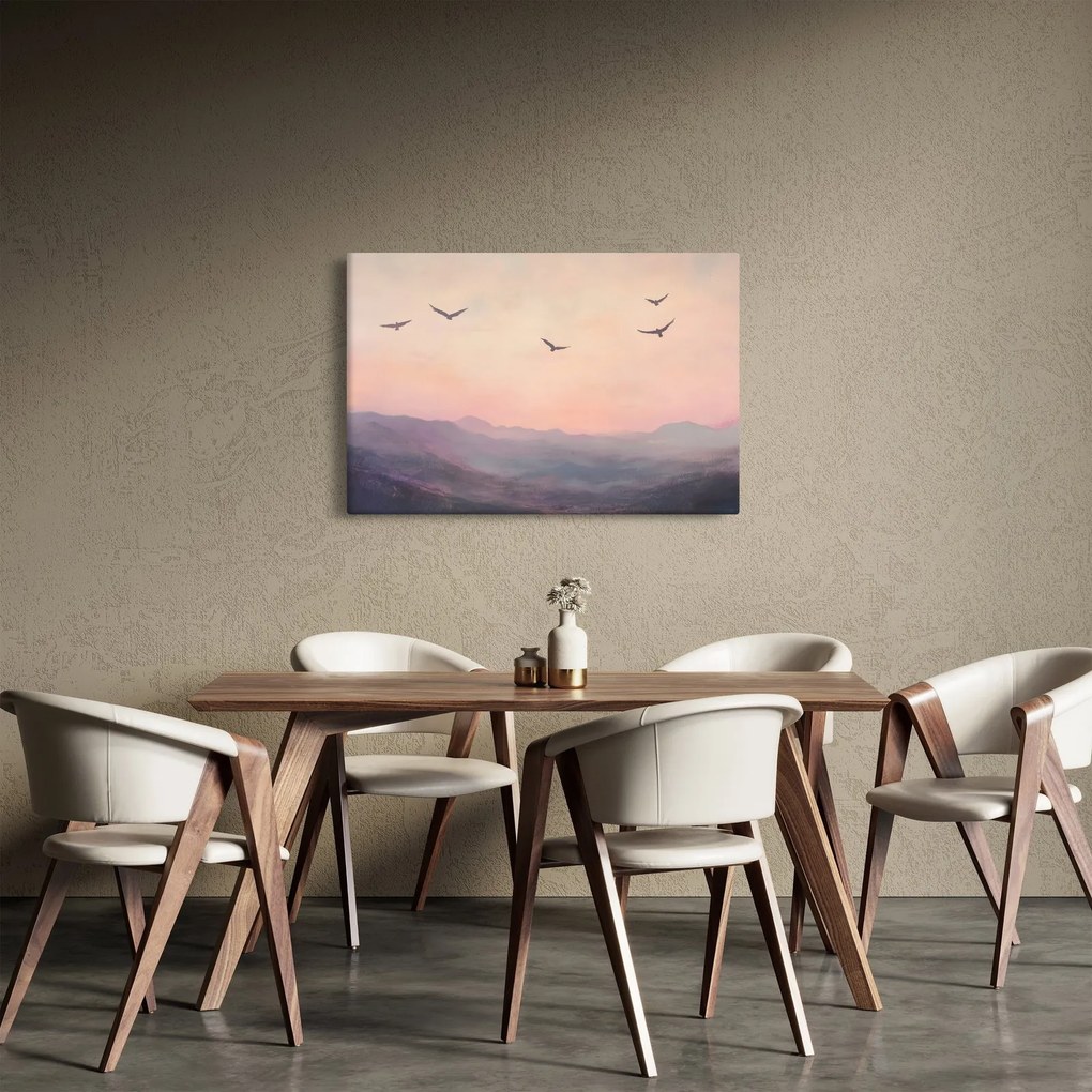 Obraz - Hejno vtákov II. (90x60 cm)