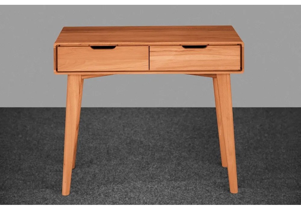 Toaletný stolík z bukového dreva 90x40 cm Greg - The Beds