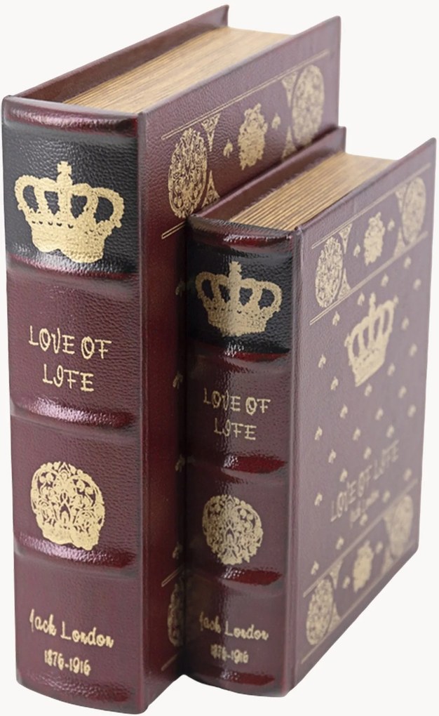 Úložné škatule Love of Life, 2 ks
