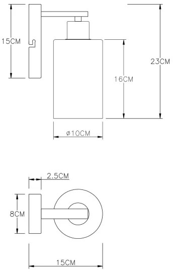 Globo 15465W - Nástenné svietidlo HADERA 1xE27/60W/230V