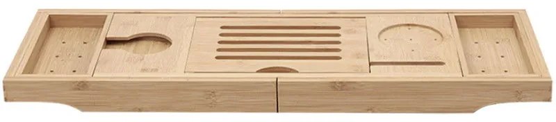 Mexen Bamboo, bambusová polička do vane 70-105 cm, prírodná bambusová, 701170-00