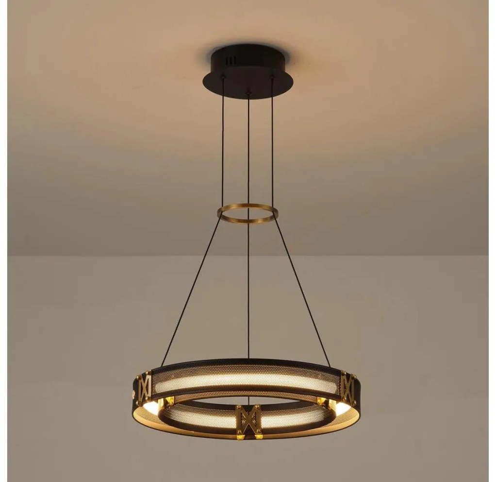 LED Luster na lanku LED/21W/230V 3000K 42x120 cm