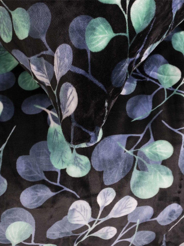 Predĺžené obliečky mikroplyš Exclusive – Eukalyptus 2