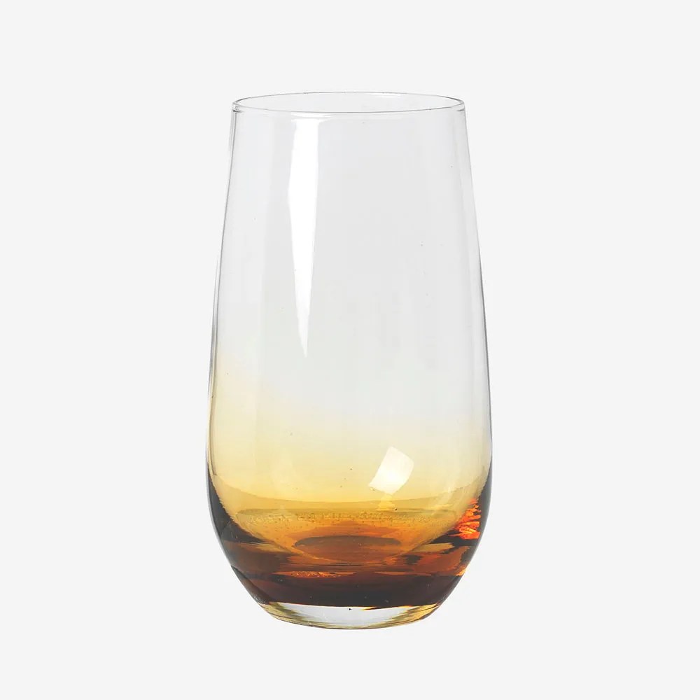 Broste Copenhagen Poháre Amber 550ml jantárová