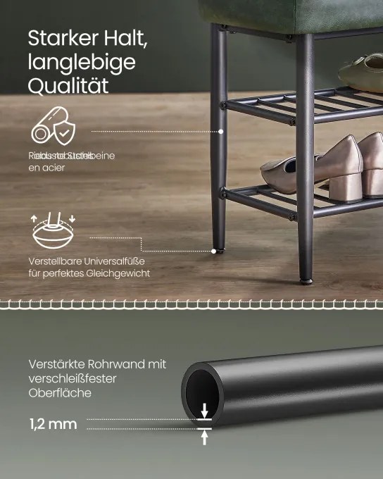 Polica na topánky so sedadlom LSB054C01