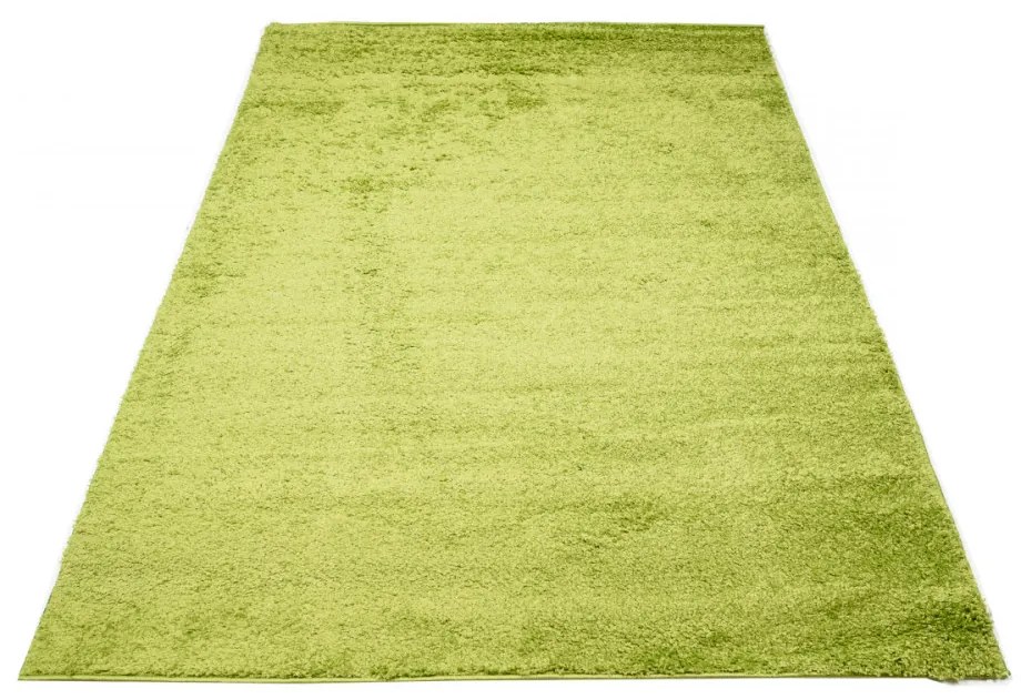 Kusový koberec Shaggy Parba zelený 80x150cm