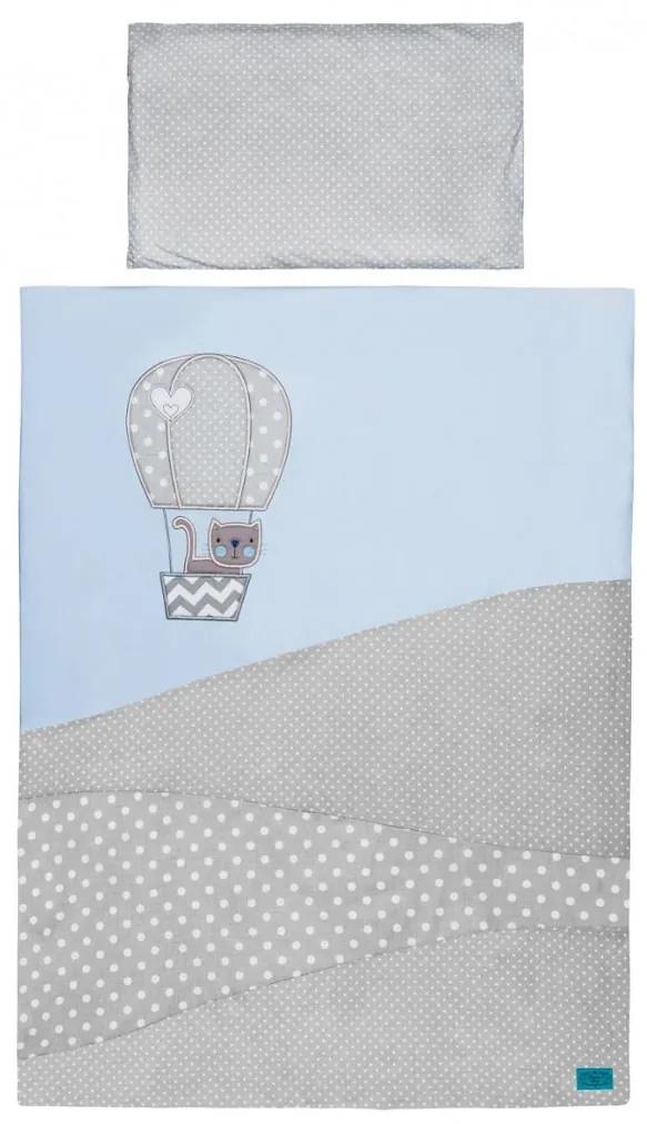 3-dielne posteľné obliečky Belisima Balón 100x135 modré