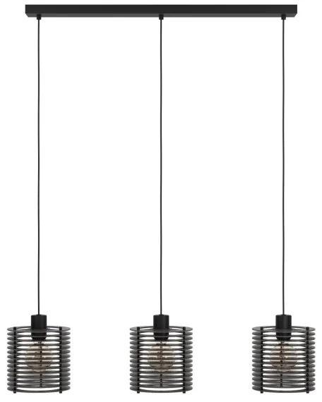 Eglo 900738 - Luster na lanku SEGOVIA 3xE27/40W/230V