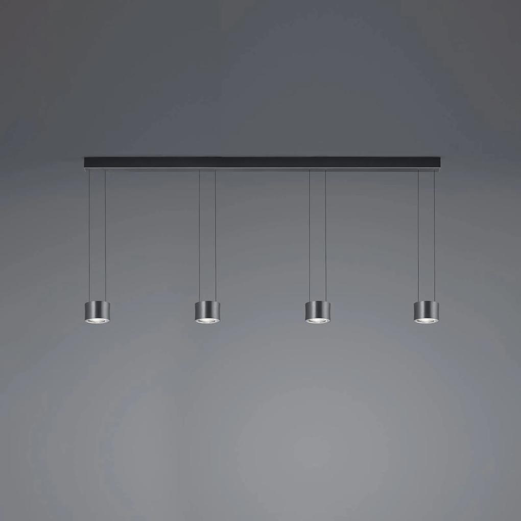 BANKAMP Impulse Flex LED svietidlo 4-pl. čierna