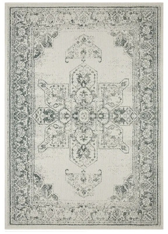 Kusový koberec Twin Supreme 104139 Green / Cream – na von aj na doma, 80x150, zelená, chodba / predsieň, Hanse Home