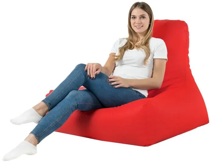 Sedací vak Bali Ekokoža Farba: 3.Červený