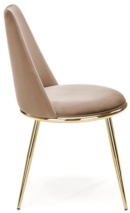 Designová židle GLAMOUR K460 béžová
