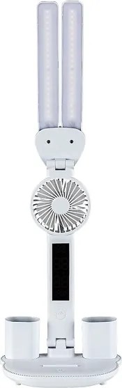 Rabalux 74030 - LED stmievateľná stolová lampa s ventilátorom NOVILO LED/7W/5V
