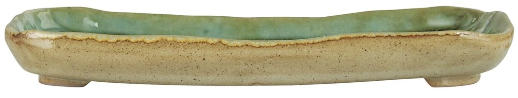 Ib Laursen Kameninová tácka Ocean Green Oblong