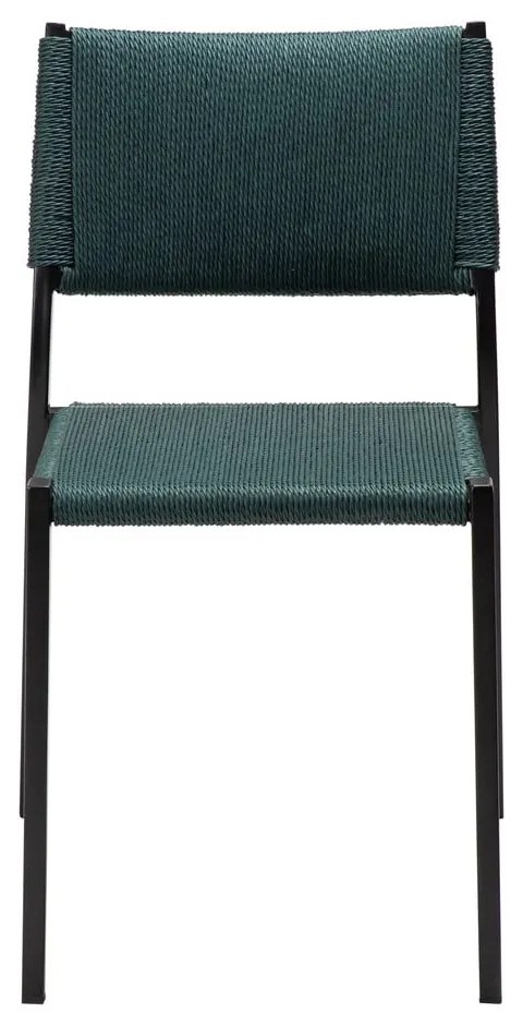 Tyrkysovomodrá jedálenská stolička Loop – DAN-FORM Denmark