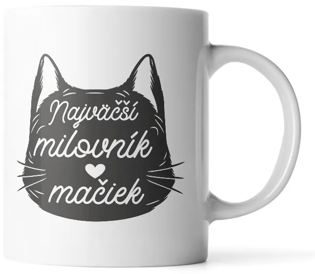 Sablio Hrnek Největší milovník koček - 890 ml - XXL