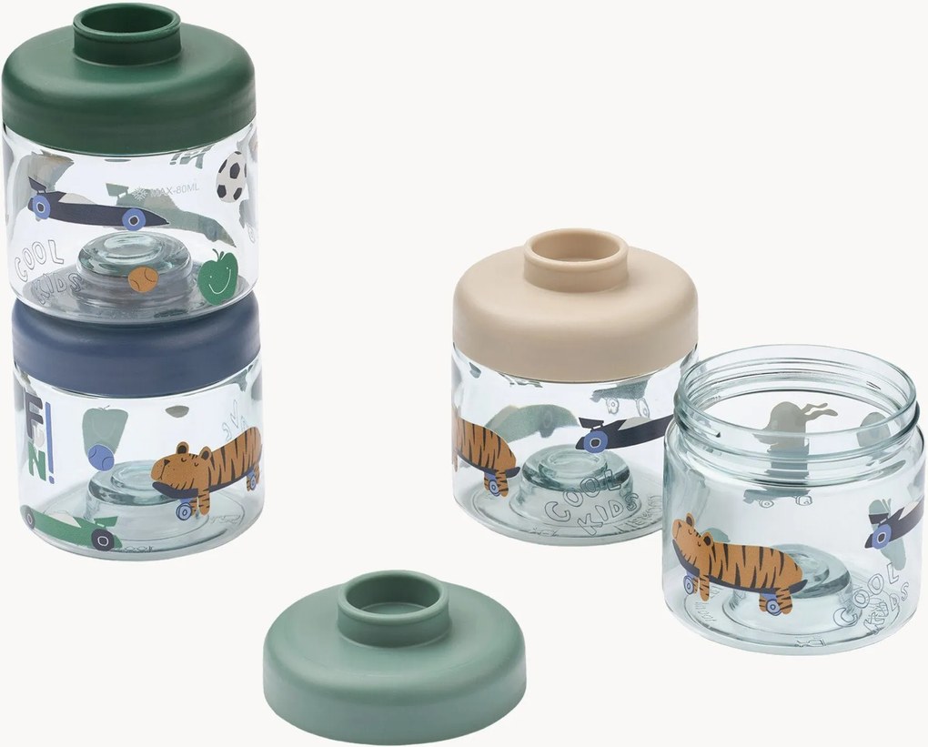 Detské obedové boxy Dominique, 4 ks