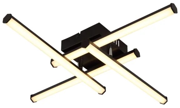 Globo 67342-24 - LED Stropné svietidlo KIRINA LED/24W/230V 3000K čierna