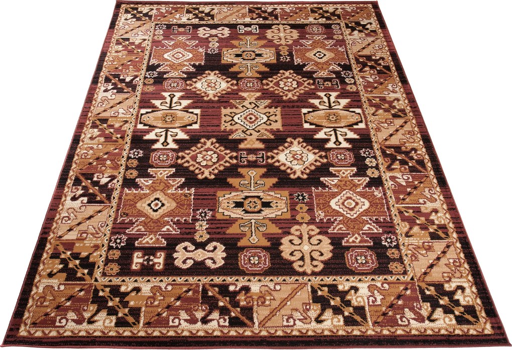 TA Koberec C645A BROWN EUFRAT BGX Hnedý Obdĺžnikový Rozmer: 140x200 cm