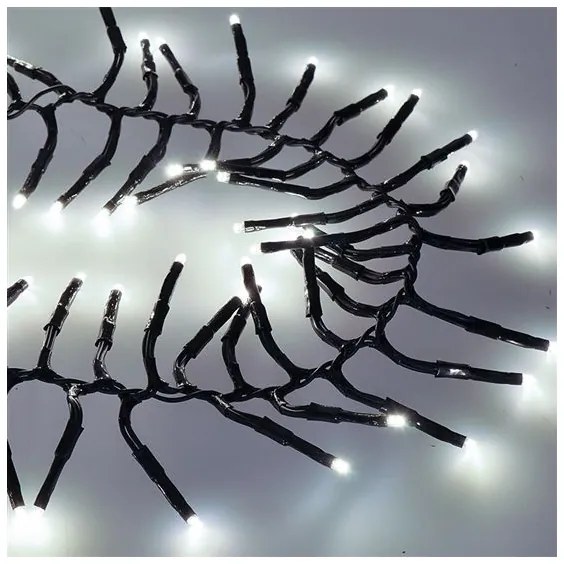 Solight 1V11-W - LED Vianočná reťaz 576xLED/8 funkcií 8m IP44 studená biela + DO