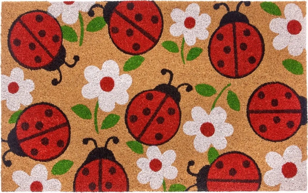 DOPREDAJ: 45x75 cm Rohožka Berušky 105578 - na ven i na doma, 45x75, hnedá, chodba / predsieň, Hanse Home