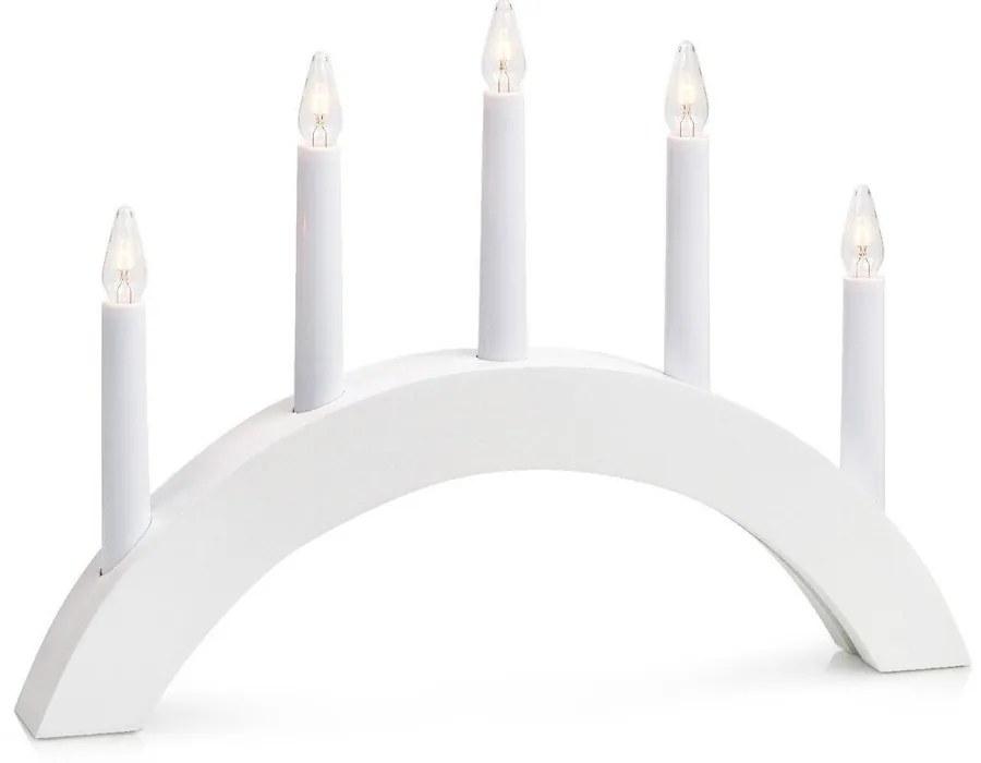 Biela vianočná svetelná dekorácia Atle – Markslöjd