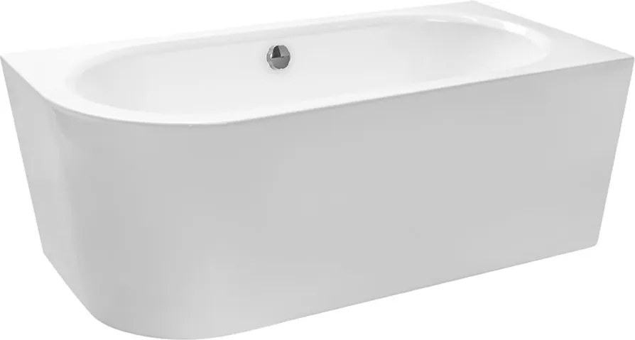 Besco Akrylátová voľne stojaca vaňa Avita A-Line CC/NP 150x75 (160x75, 170x75), napúšťanie cez prepad BESCO-Typ výpuste: McAlpine Click-Clack s napúš…