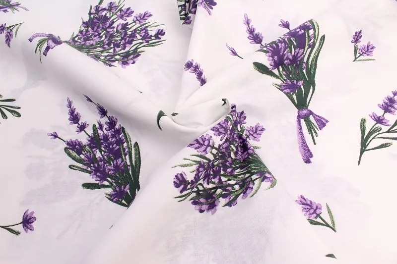 Posteľné obliečky bavlnené levanduľa OB421