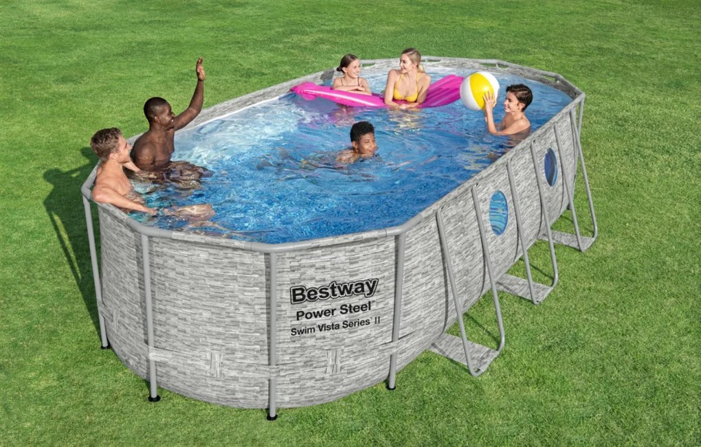 Bestway bazén Power steel - 549 cm x 274 cm x 122 cm - Vista 56716
