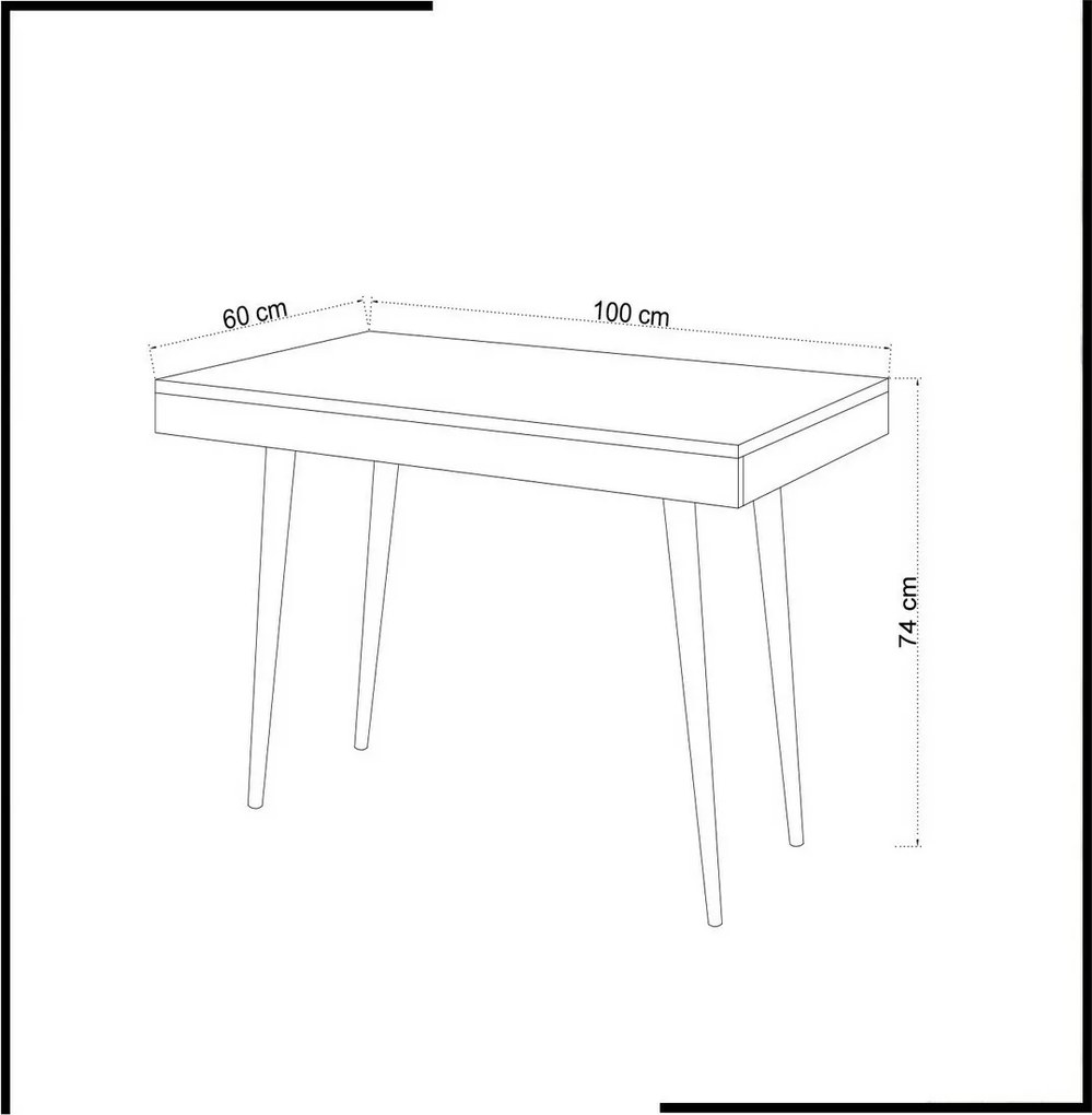 Pracovný stôl Veronika White