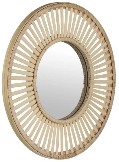 Eglo 425037 - Nástenné zrkadlo MITSUKE pr. 40 cm bambus