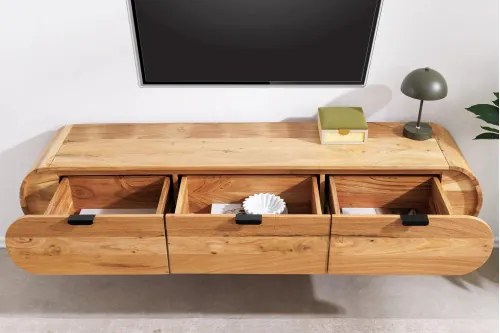 TV-skrinka 47756 Organic 160cm Drevo Acacia  - Komfort-nábytok