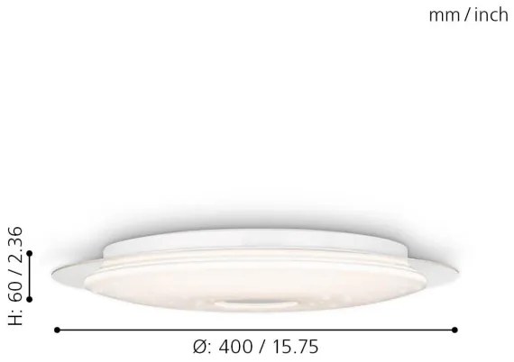 LED Stropné svietidlo IGROKA LED/18,8W/230V