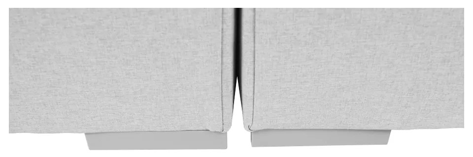 Boxspringová posteľ 180x200, svetlosivá, FERATA KOMFORT