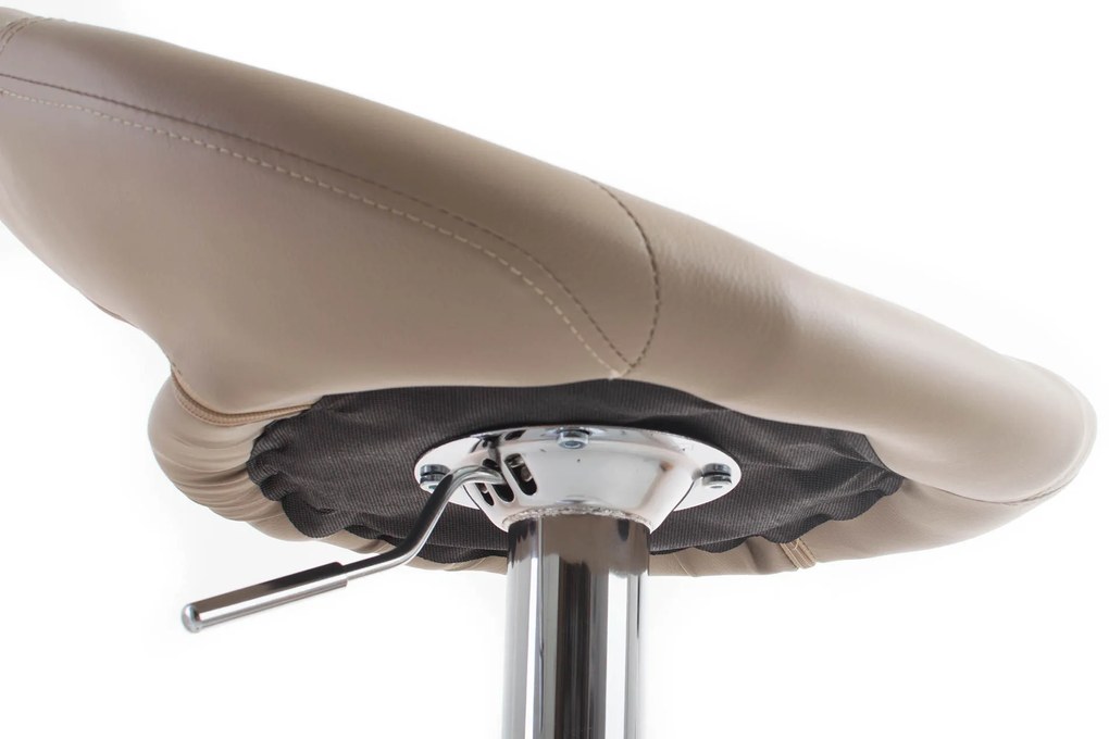 G21 Barová stolička Orbita koženková coffee