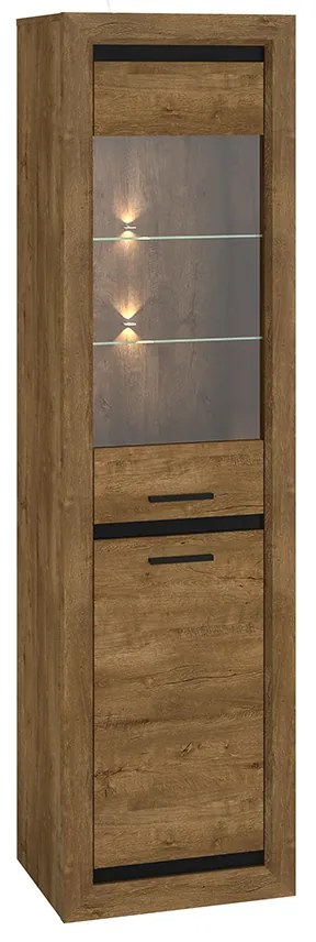 Vitrína BALCA 0301 s LED osvetlením