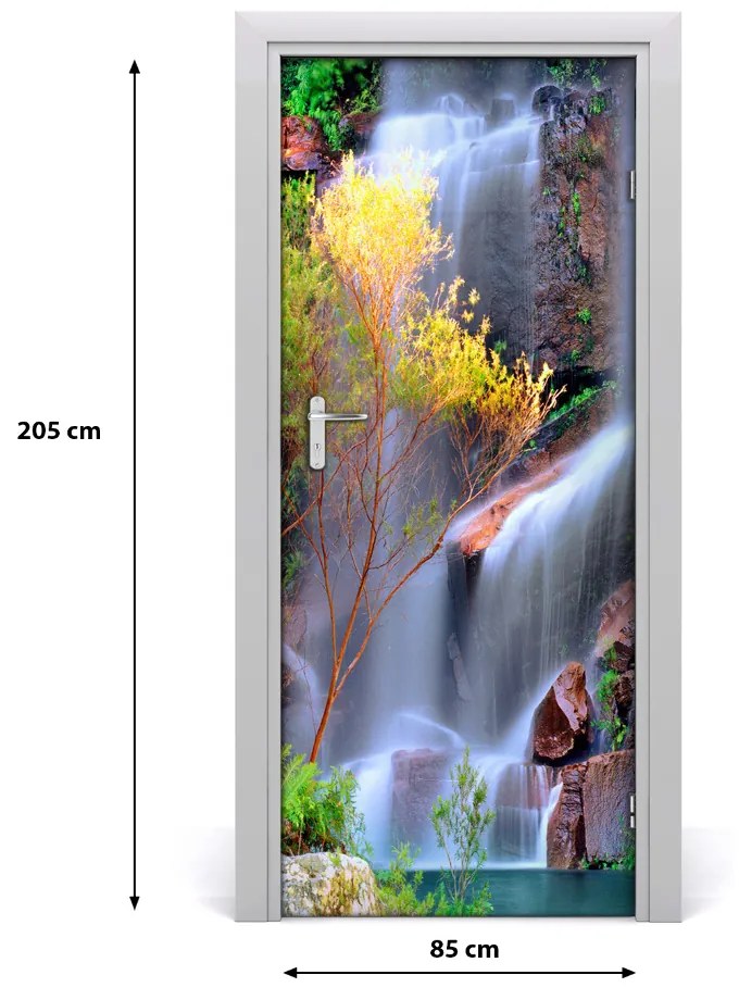 Fototapeta na dvere vodopád 85x205 cm