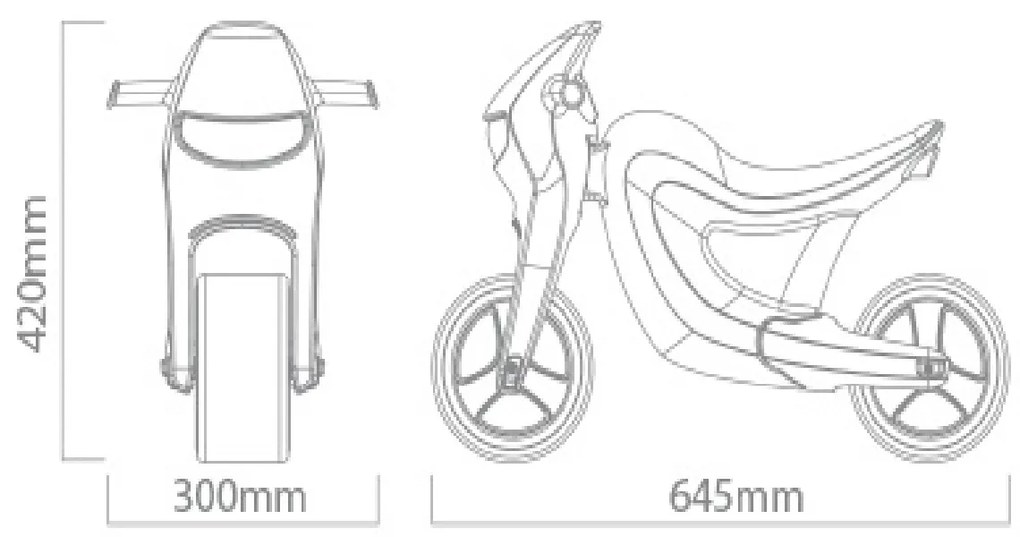 BRUMEE Odrážadlo SPEEDEE svetlo modré