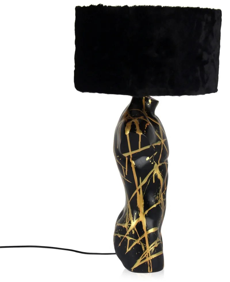 Moderná lampa do obývačky Man's Bust