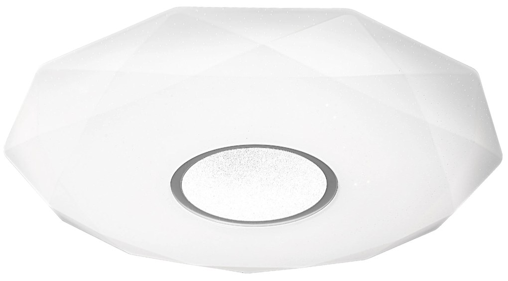 PLX Prisadené stropné LED osvetlenie TUMO, 24W, teplá-studená biela, 39cm, biele