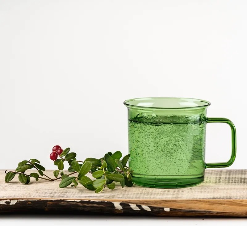 Hrnček Glass 0,35l, zelený