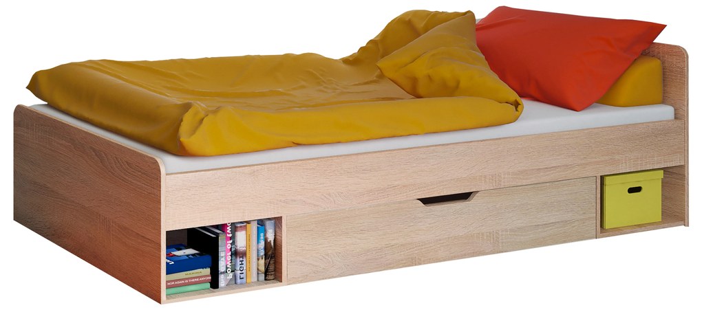Jednolôžková posteľ 90 cm. Vlastná spoľahlivá doprava až k Vám domov. 1053299