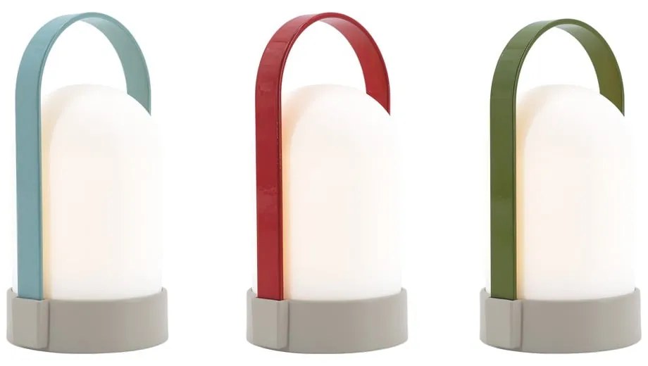 Biela LED stmievateľná stolová lampa (výška 15 cm) Uri – Remember