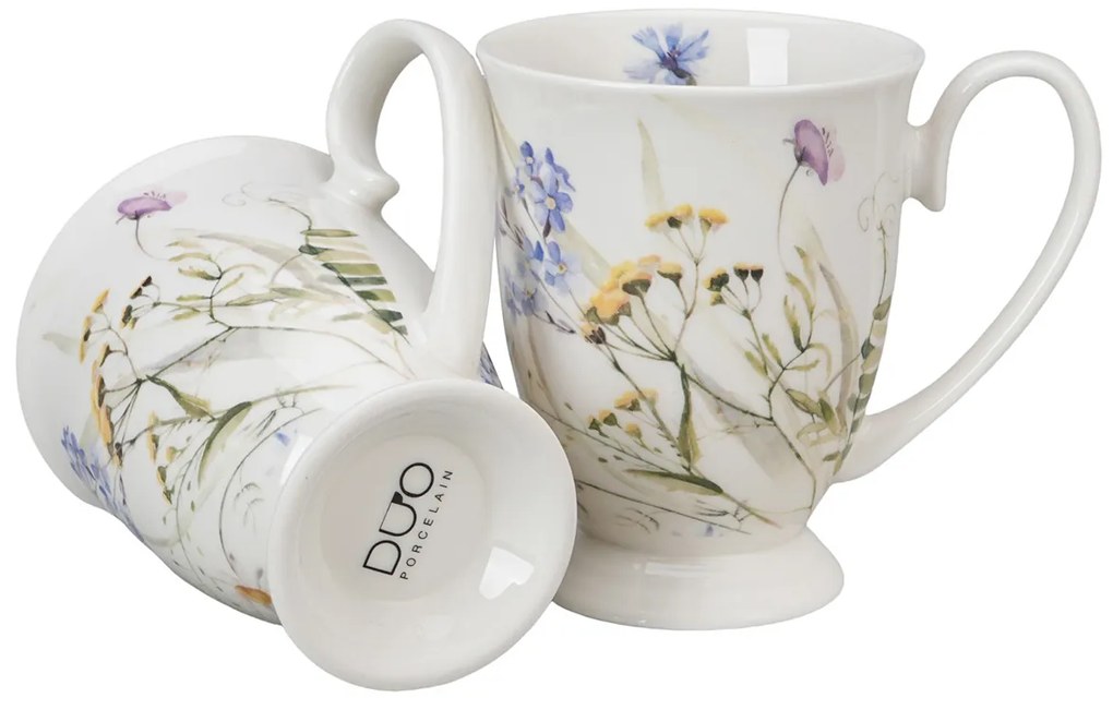 Porcelánový hrnček na nohe Royal Melody 340 ml sada 2ks