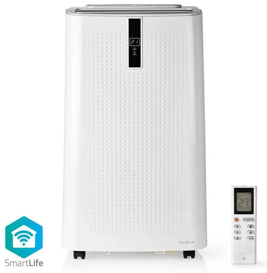 Nedis WIFIACMB1WT9-Inteligentná mobilná klimatizácia 3v1 1010W/230V 9000 BTU Wi-Fi + DO NE0343