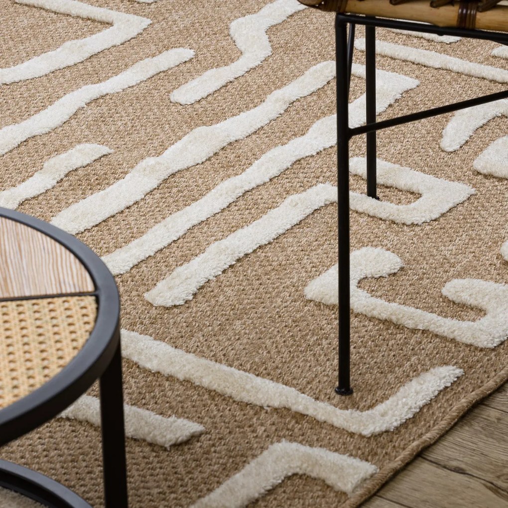 Kusový koberec Spark 0711A beige/cream, 80x150, béžová, chodba / predsieň, Dywany Łuszczów