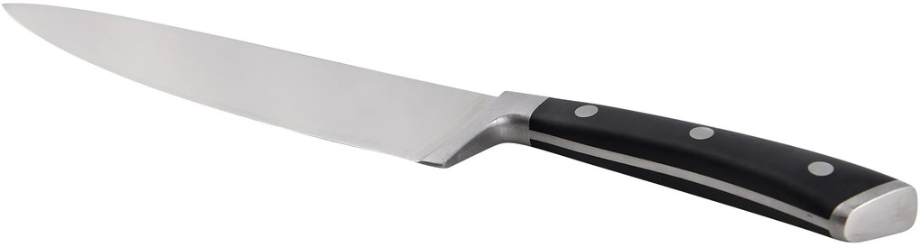 Kuchársky nôž Masterpro z nehrdzavejúcej ocele 20 cm / čierny