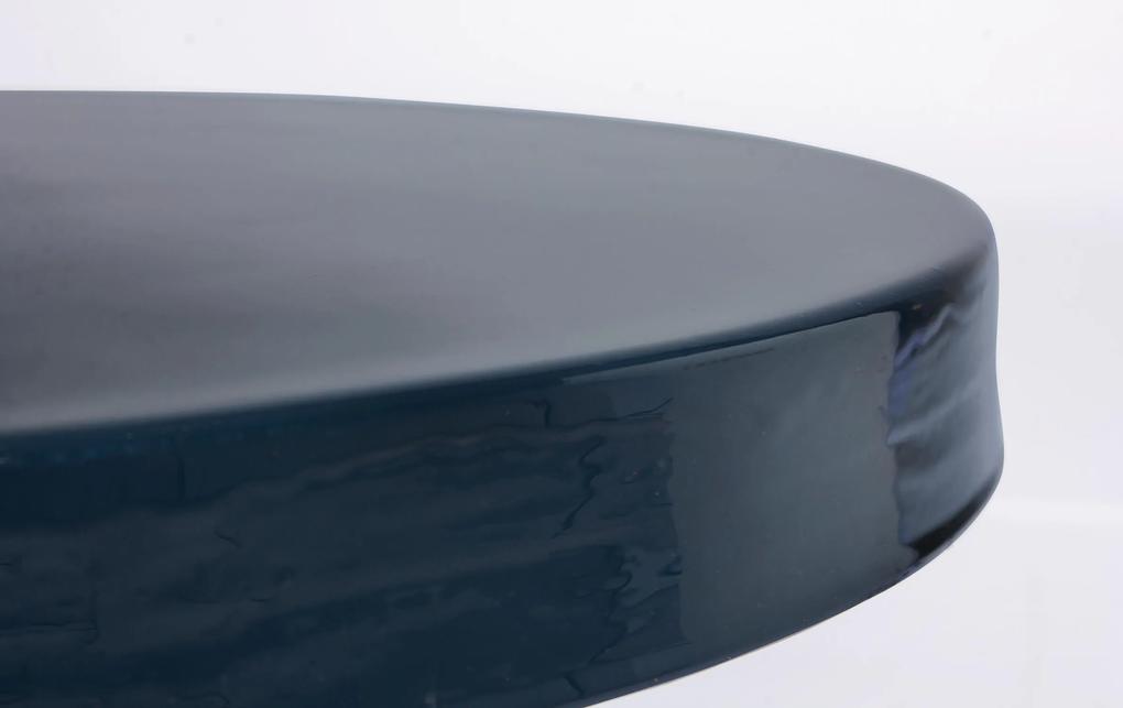 Konferenčný stolík nali ø 40,5 cm modry MUZZA