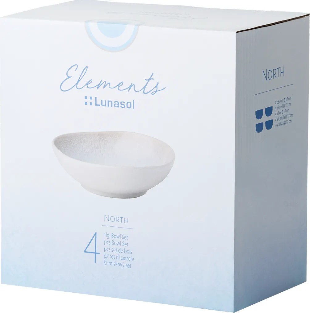 Set misiek 4 ks - Gaya Elements North - 492531