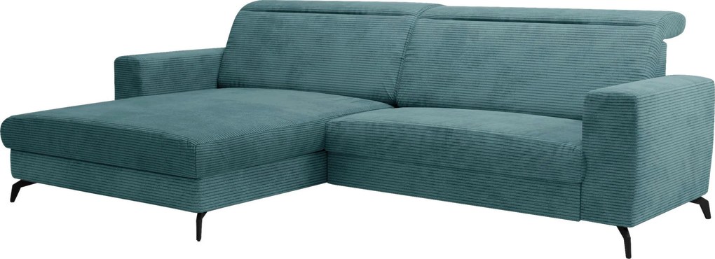 XXXLutz ROHOVÁ SEDAČKA, textil, petrolejová Sit & More - Sedačky - 000144000213